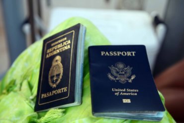 passports ready to touch land in Panama!